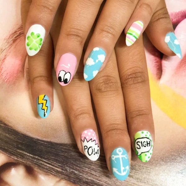 Ногти красивые молодежные