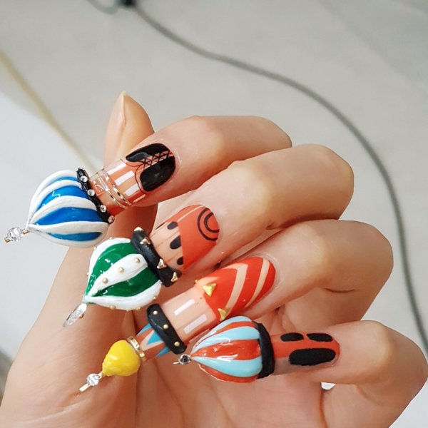 Ногти с животным принтом
