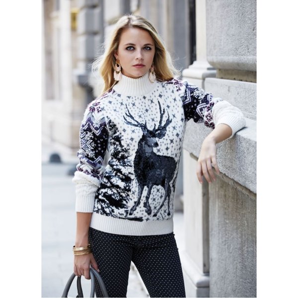 Вязать пуловер спицами для женщин с описанием и схемой