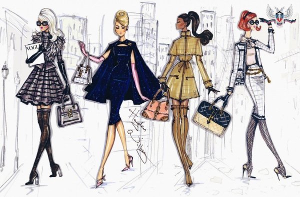 Эскизы одежды