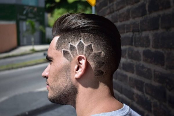 Мужские стрижки 2020 с узорами