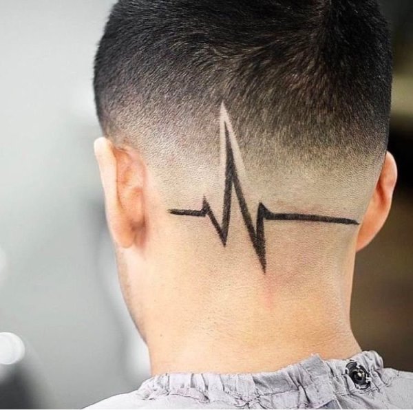 Мужские стрижки с узорами