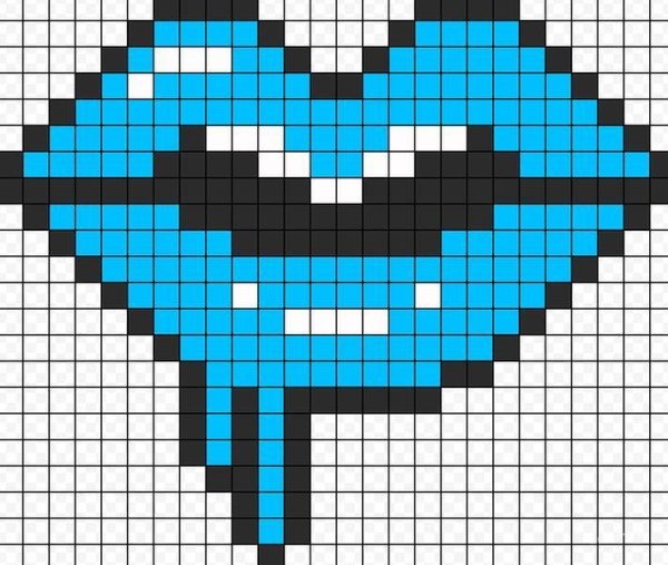 Рисунки в клеточку маленькие