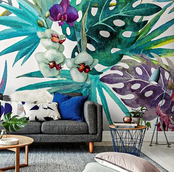 Модные расцветки обоев 2022