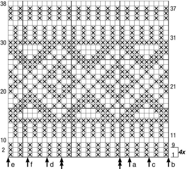 Свитер с воротником женский спицами схемы и описание