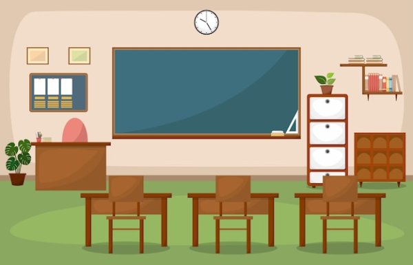 Нарисовать класс в школе