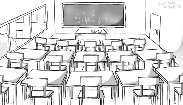 Рисунок класса карандашом