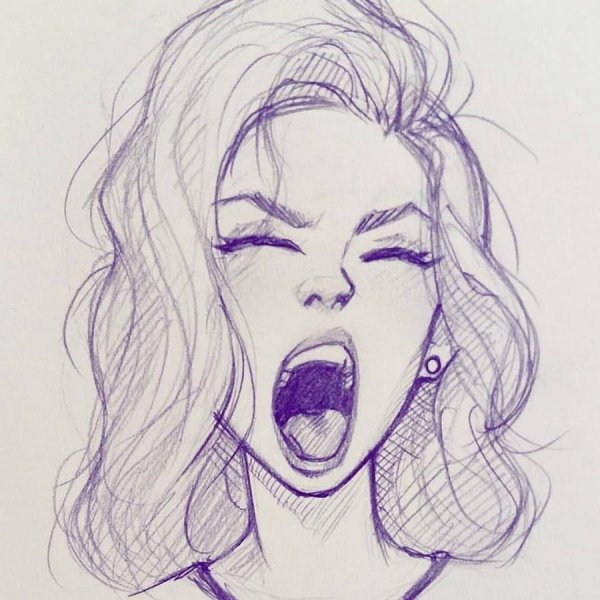 Красивые рисунки девушек карандашом