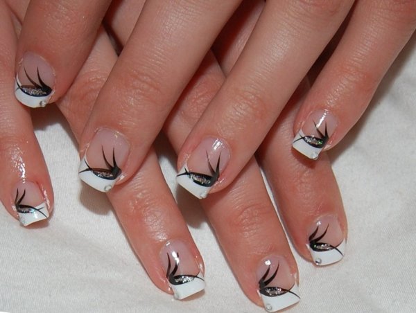 Маникюр френч необычный