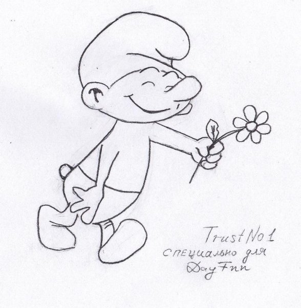 Мультяшные рисунки карандашом