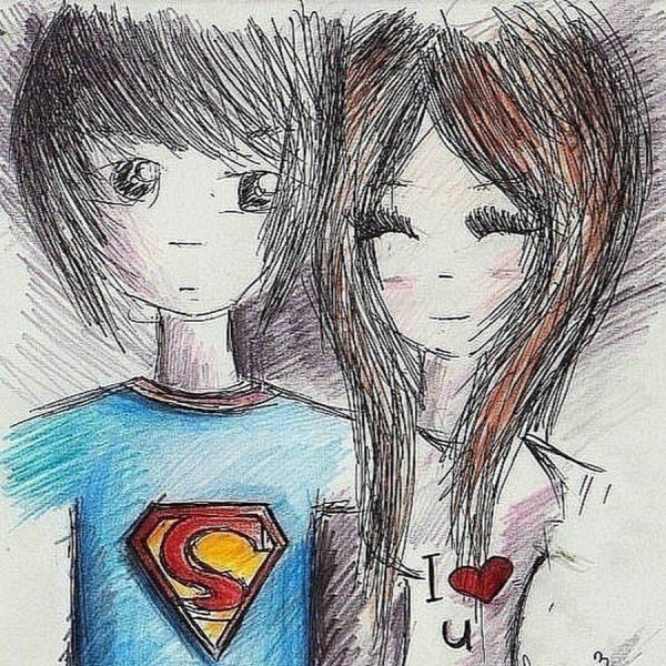 Рисунки для срисовки подростковые