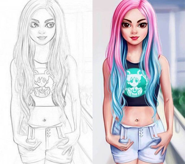 Рисунки для подростков для срисовки