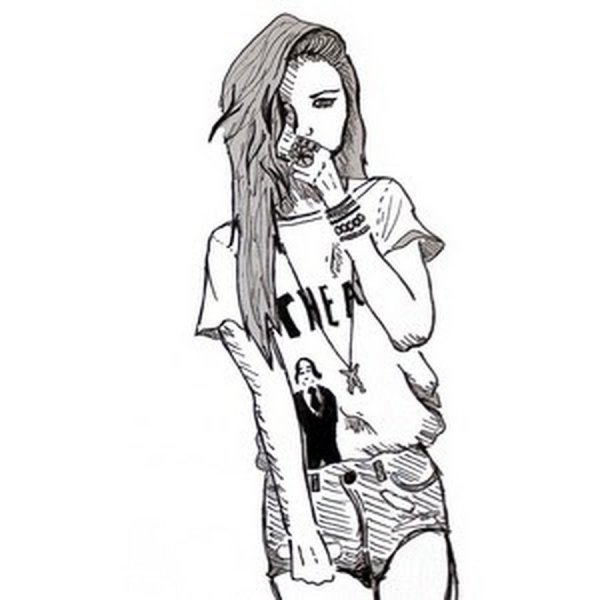 Молодежные рисунки для срисовки