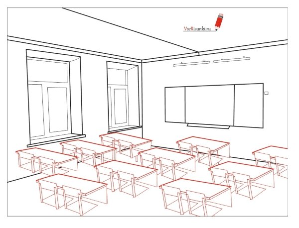 Современный класс рисунок