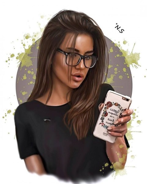 Модный Постер для девочек