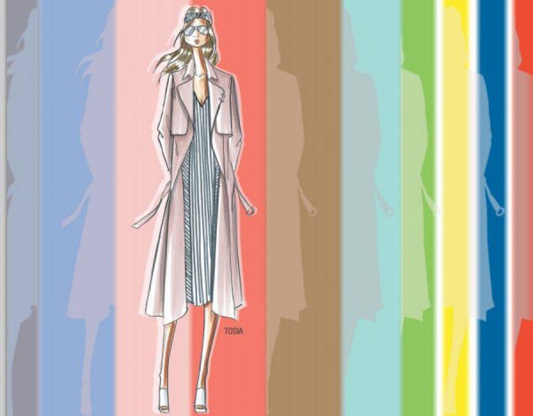 Цвет в модной иллюстрации