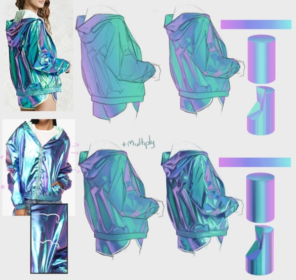 Стильные рисунки на одежде