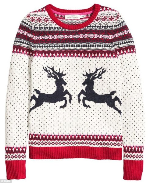 Свитшот h m Jacquard Sweater