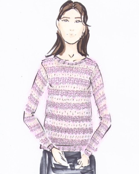 Эскиз свитера