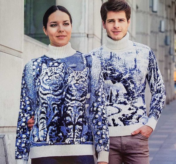 Свитер с орнаментом