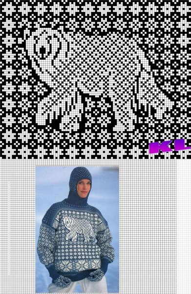 Жаккардовые узоры для мужчин