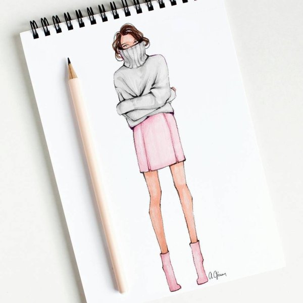 Лёгкая одежда для скетчбука