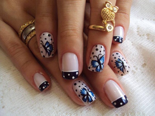 Ногти в стиле ретро