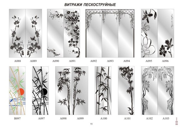 Шкаф купе рисунок на зеркале современный