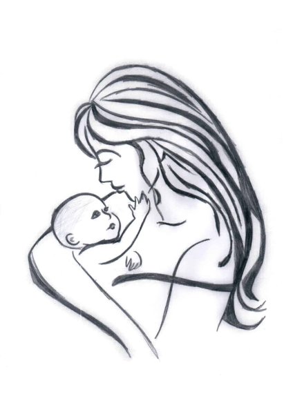 Рисунки для мамы несложные
