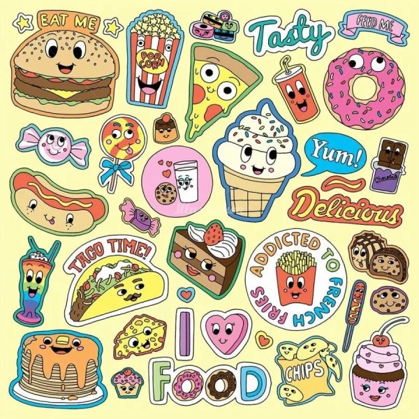 Красивые наклейки