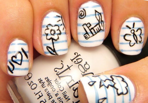 Прикольный маникюр для подростков