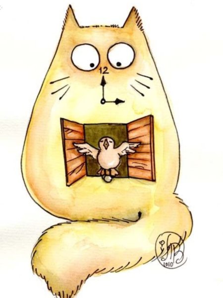 Maria van Bruggen смешные коты