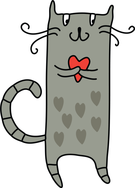 Прикольные мультяшные коты