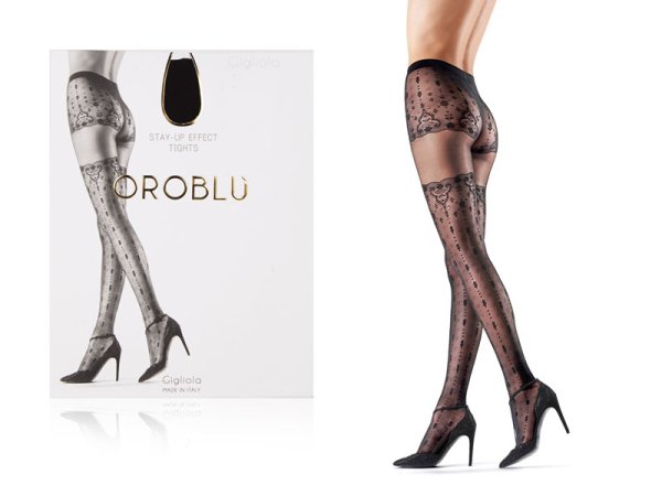 Колготки с имитацией гольф