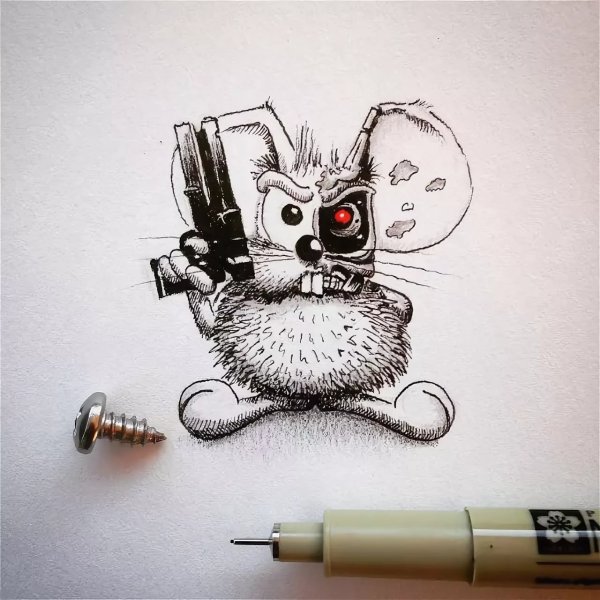 Рисунки карандашом прикольные