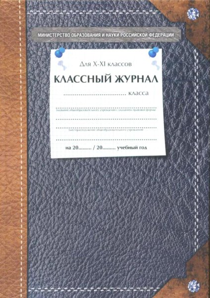 Классный журнал школьный