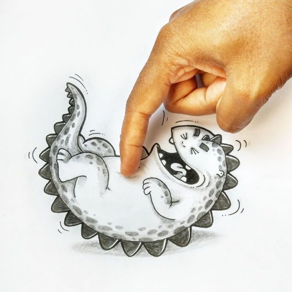 Необычные простые рисунки