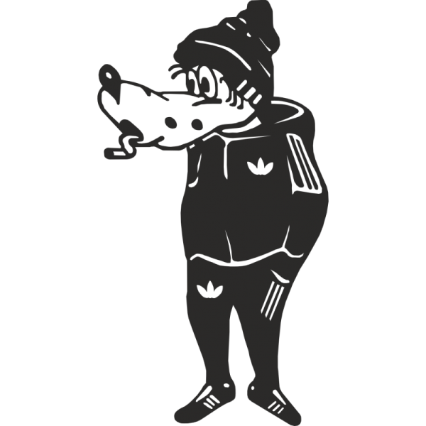 Волк из ну погоди в адидасе