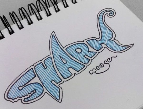 Скетчбук граффити карандашом