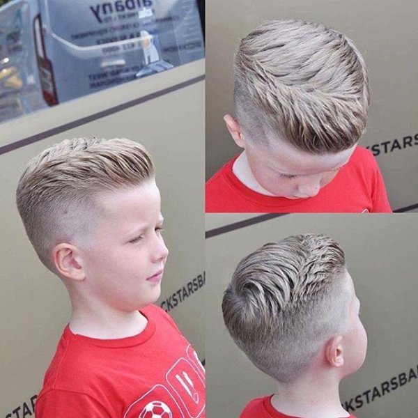 Стрижка с молнией для мальчика