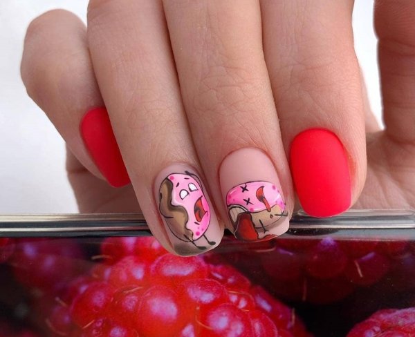 Ногти морская тематика