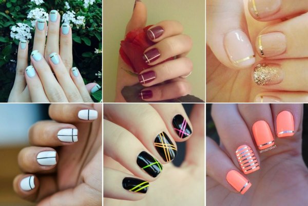 Красивые покрашеные ногти