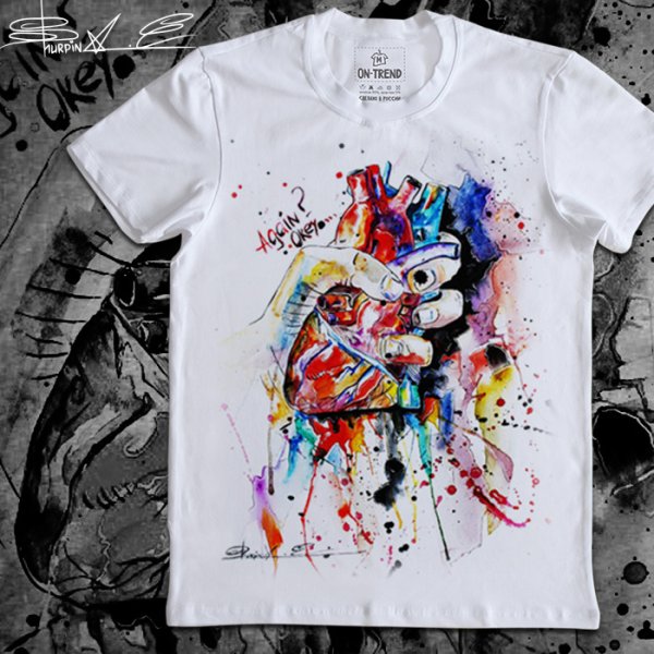 Спортивный принт на футболку