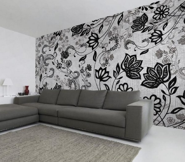 Настенные обои для зала