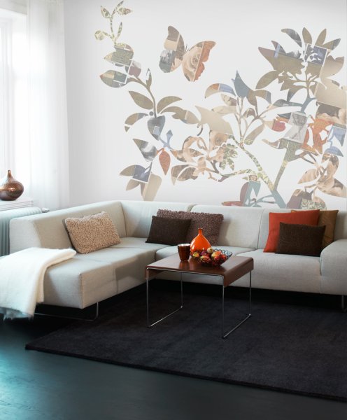 Фреска в современном интерьере