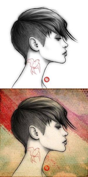 Технология стрижки Гарсон схема