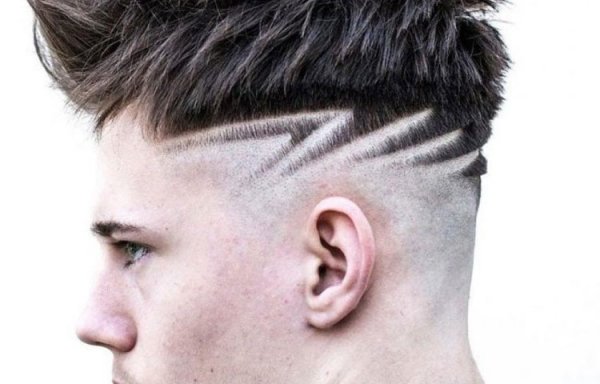 Хайр тату мужские барбер