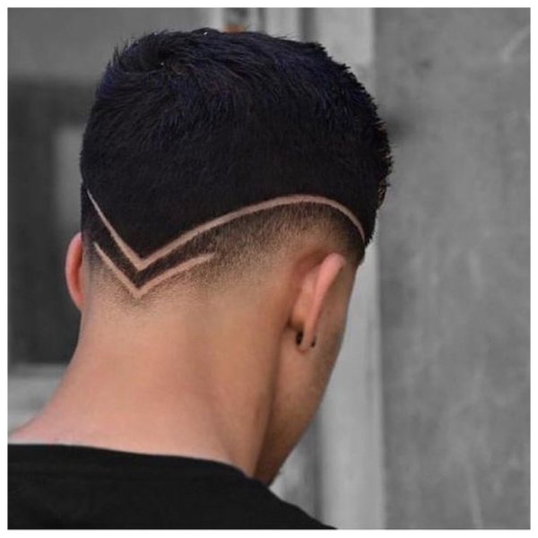 Короткие необычные стрижки для мужчин