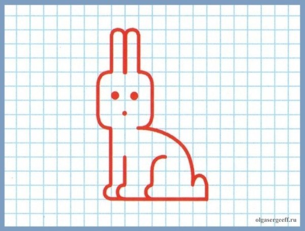 Рисунки по клеточкам ручкой