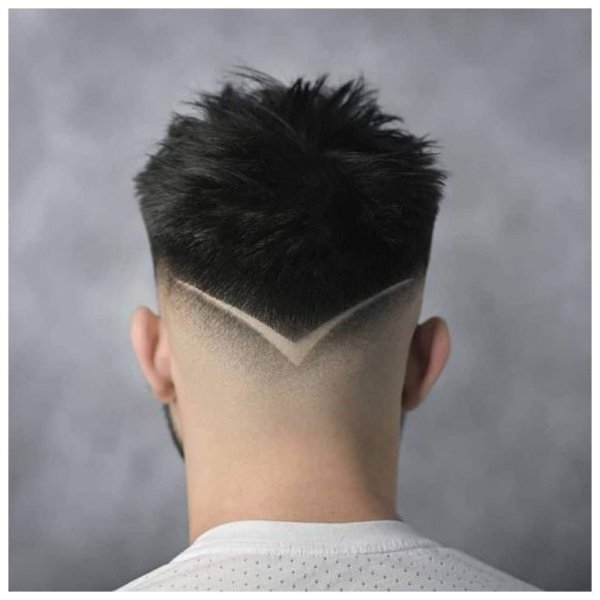 Фейд кроп затылок